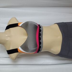 No Ka’ Oi scallop trim sports bra Size S